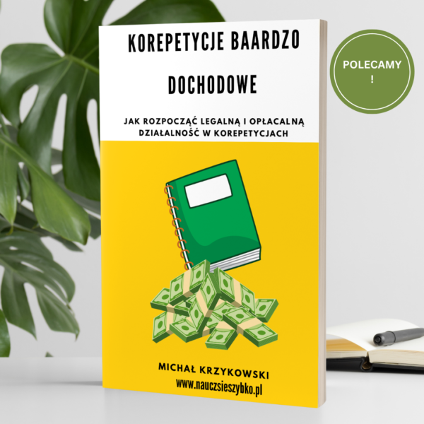 Ebook "Korepetycje baardzo dochodowe" - poradnik dla korepetytorów